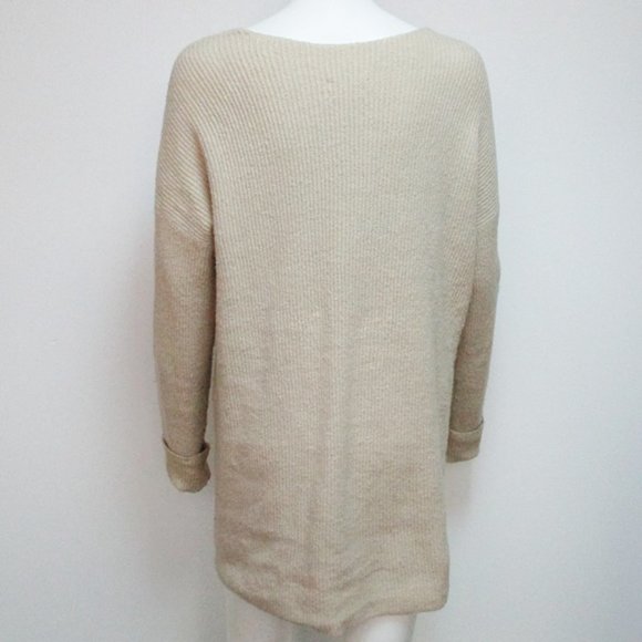 Wilfred Aritzia V Neck Chunky Tunic Sweater Small - Picture 5 of 6